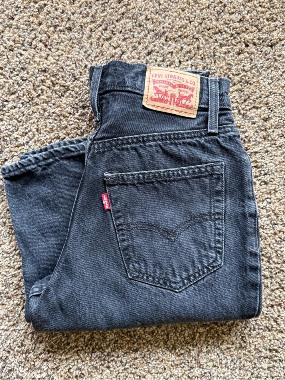 Levi’s ‘94 Baggy Size 24/31   100% Cotton in Black